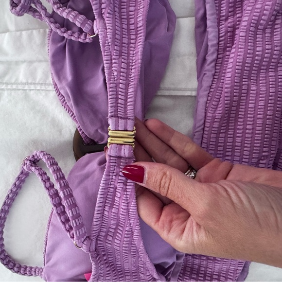 Farm Rio Pink Texture Bikini Set - Picture 3 of 5